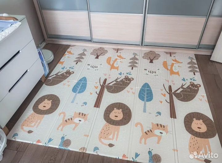 Складной детский коврик