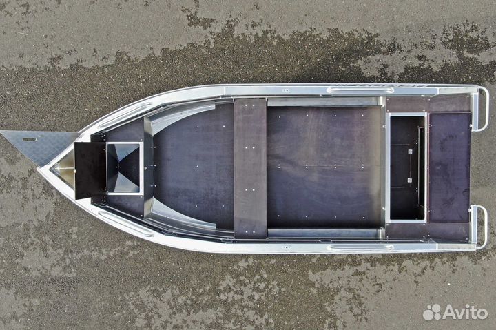 Новая моторная лодка Неман 400Р алюминиевая