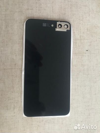 Заднее стекло на iPhone 8 plus черное