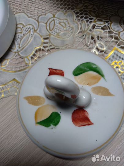 Чайник фарфор СССР Кузяево