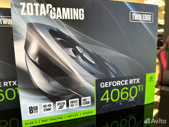 Видеокарта zotac GeForce RTX 4060 Ti 8GB Twin Edge