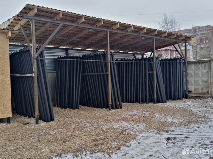 Винтовые сваи под ключ. Установка винтовых свай