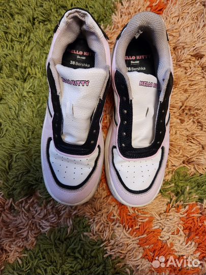 Кроссовки кеды женские bershka hello kitty