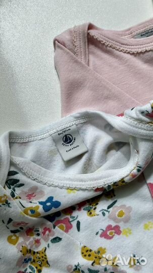 Боди для девочки пакетом Petit Bateau 67 6 мес