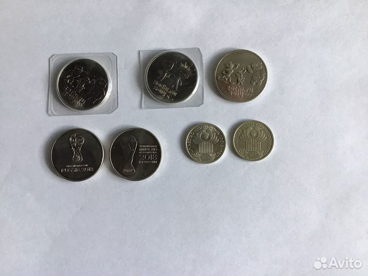 Монеты 25 рублей сочи: 25 р футбол: 1 р содружеств