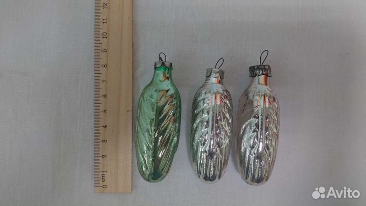 Советские стеклянные ёлочные игрушки