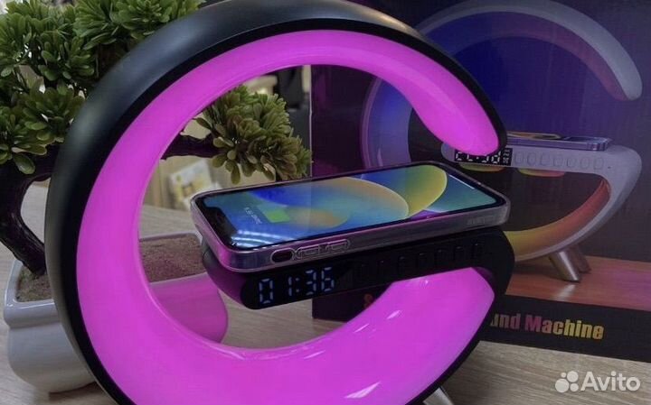 Ночник 4 в 1 (будильник часы ночник колонка)