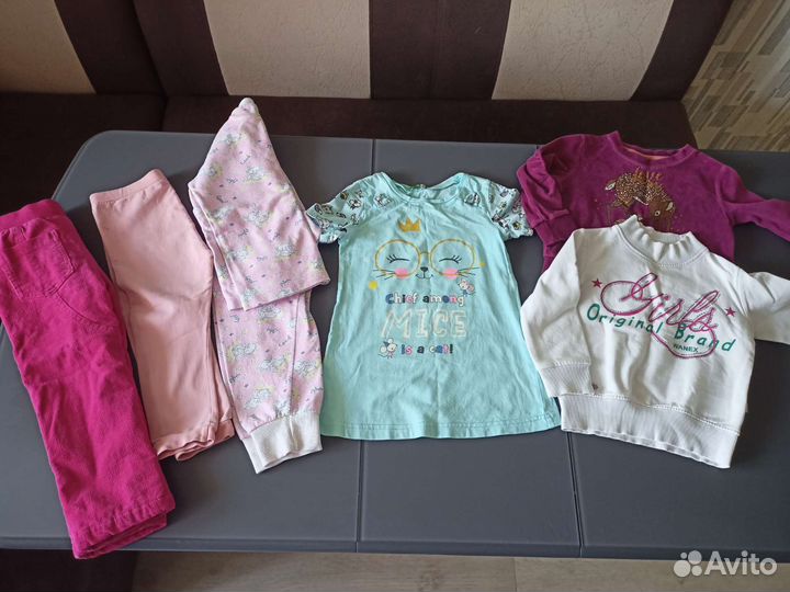 Пакет одежды для девочки 86 92