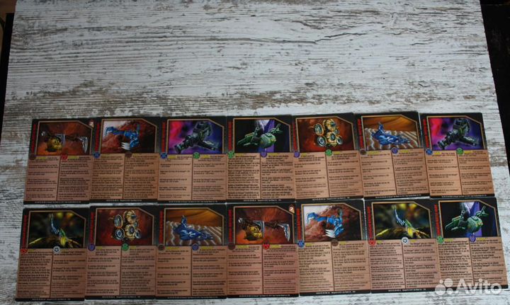 Бакуган карточки