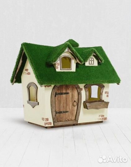 Топиарные фигуры. Домик, гном и гриб