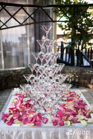 Каскад шампанского на Ваше мероприятие