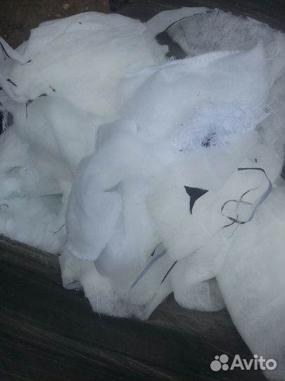 Отходы, обрезь,обрезки синтепона