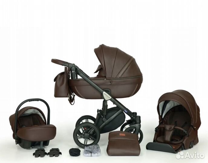 Коляска Mocca verdi 3 в 1