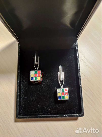 Запонки кубики Рубика