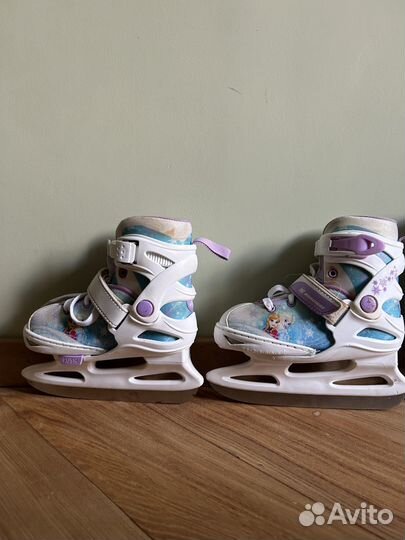 Детские раздвижные коньки холодное сердце 26-31