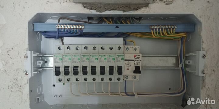 MS-6818 услуги(не аренд), Электромонтажные работы