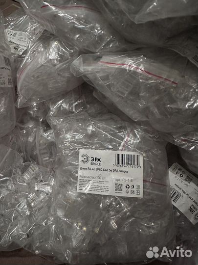 Соединители кабельные Скотчлок UY-2 и RJ-45