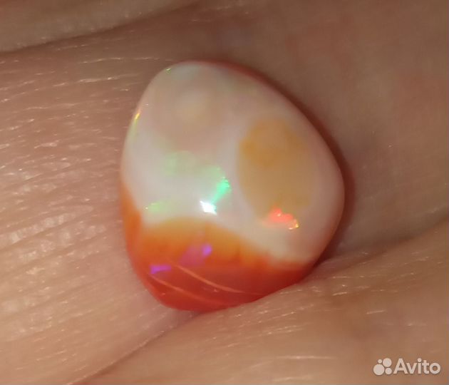 Опал огненный. Мексиканский натуральный