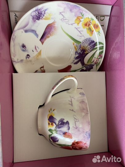 Чашка с блюдцем