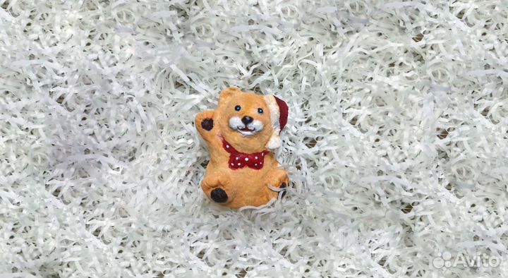 Мишка ватная игрушка