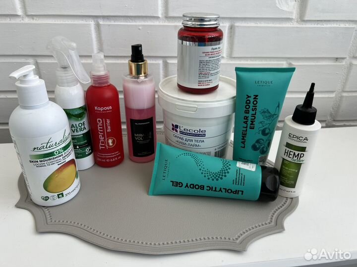 Косметика пакетом для тела и волос