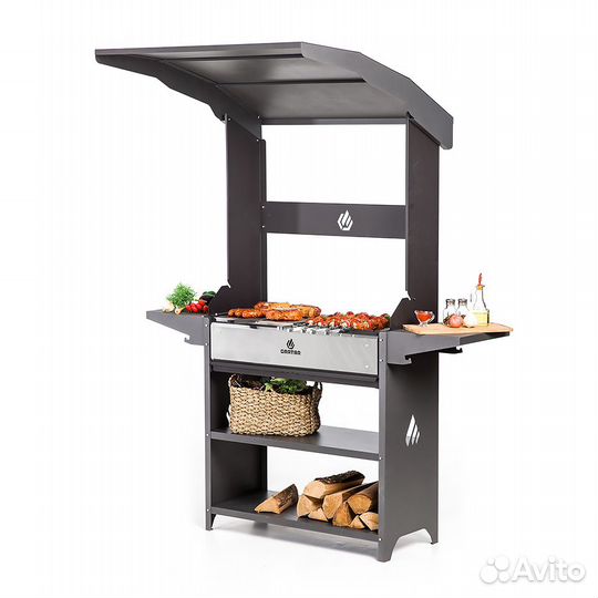 Мангал c крышей Gratar M Professional Optima Roof