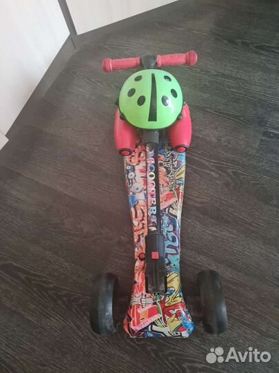 Самокат детский трехколесный бу