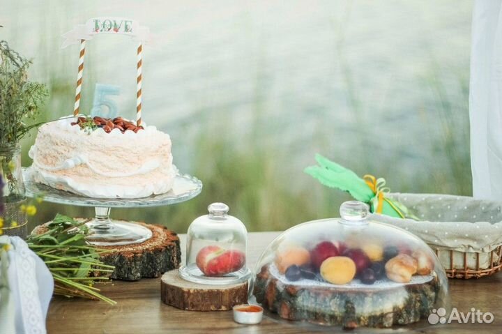 Лимонница стеклянная с крышкой для хранения