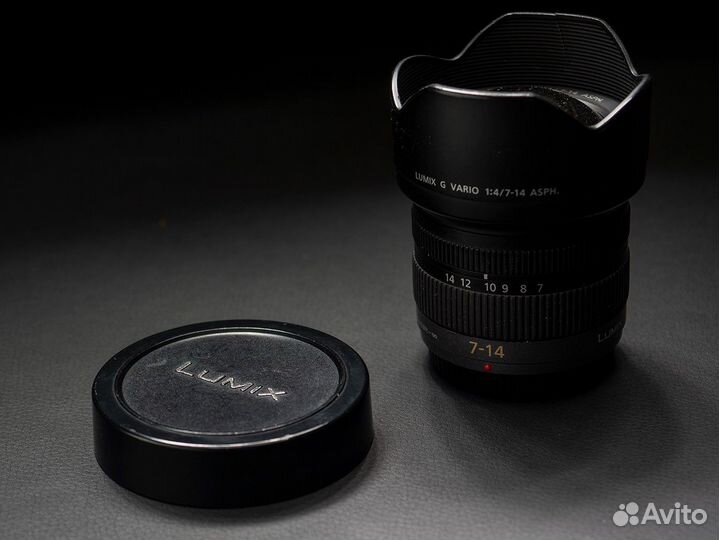 Объектив Panasonic lumix 7-14mm f/4 asph mft