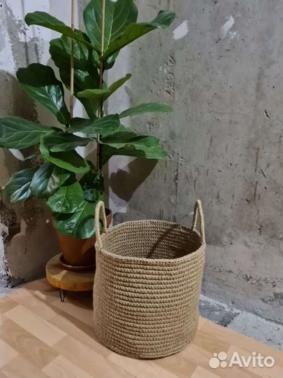 Корзины из джута на заказ