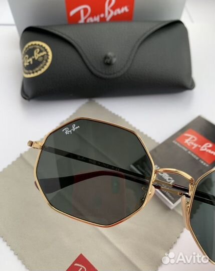 Очки ray ban octagon черные