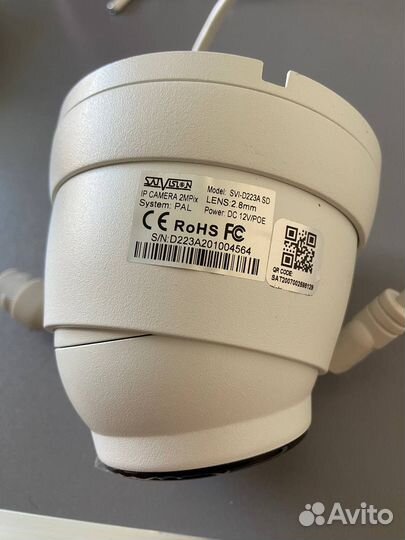 Камера видеонаблюдения купольная