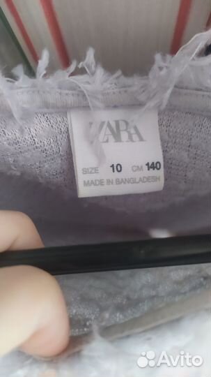 Футболка-топ с перьями для девочки 