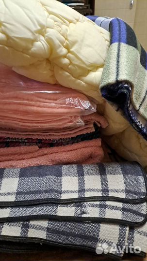 Махровые полотенца, плед. Бронь для Наты