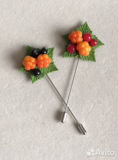 Брошь ручной работы