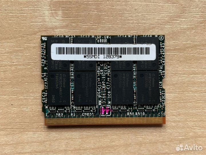 Память microdimm 172pin DDR2 PC2700 333MHz 512Mb