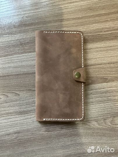 Кошелек мужской кожаный ручной работы