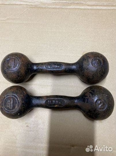 Гантели бу 2 кг