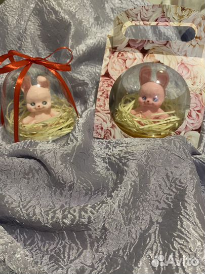 Мыло ручной работы зайка