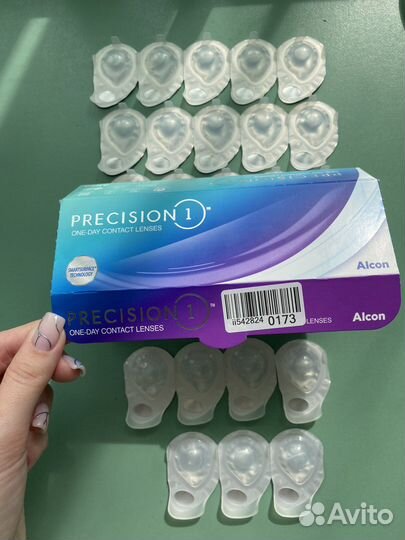 Линзы контактные однодневные precision -2.25