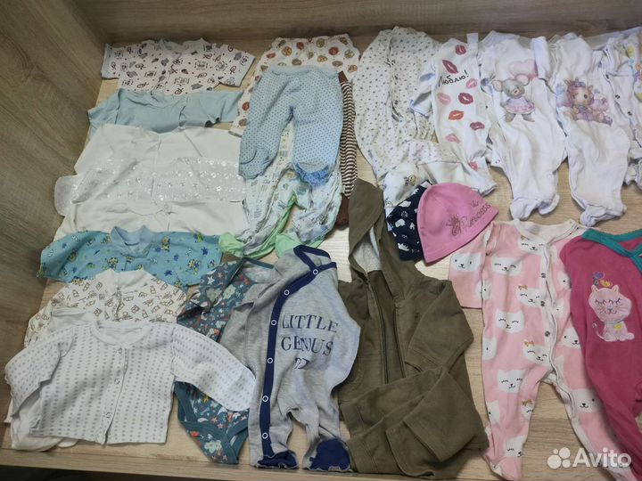 Детские вещи пакетом от 0 до 3