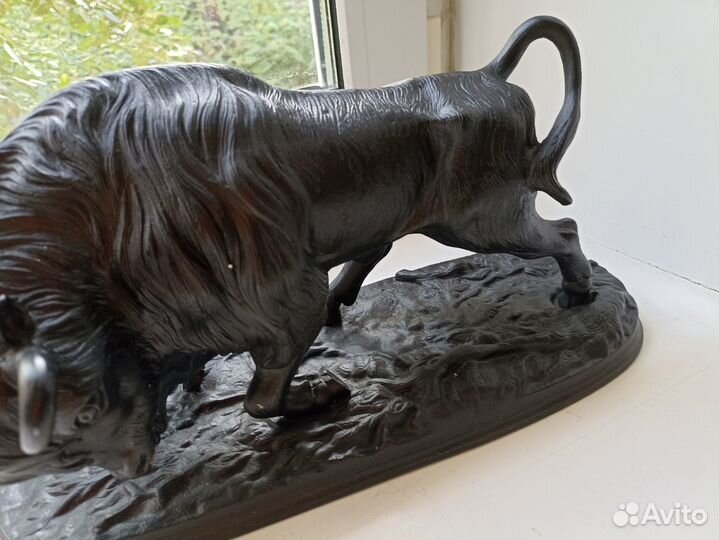 Бык Зубр Каслинское литье клеймо Касли Урал