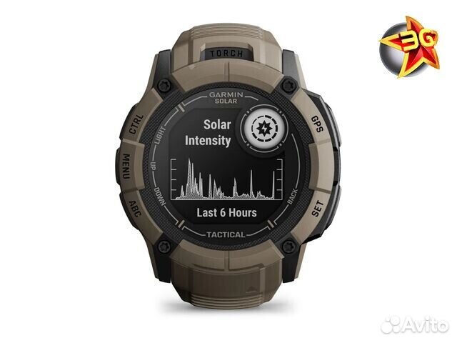 Часы Garmin Instinct 2X Solar Tactical Coyote