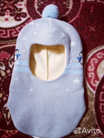 Шапка шлем для мальчика