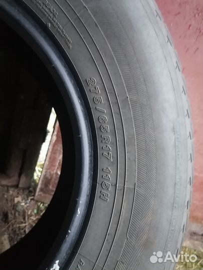 Шины бу 275/65 R17