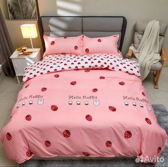 Белье постельное (комплект) евро