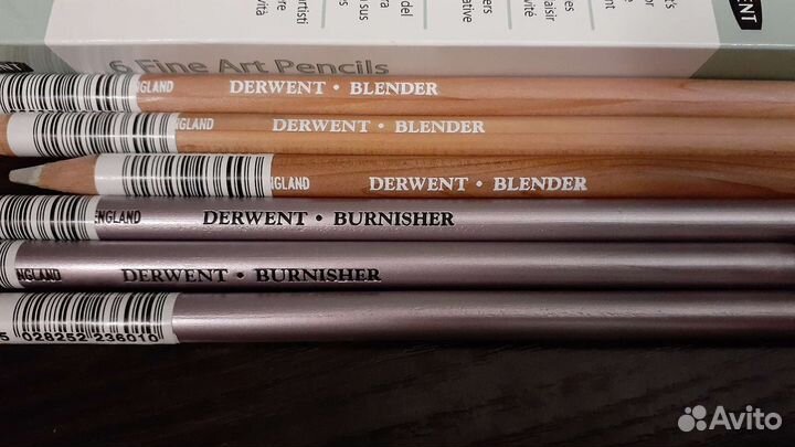 Derwent Blender and Burnisher 6 шт. сразу