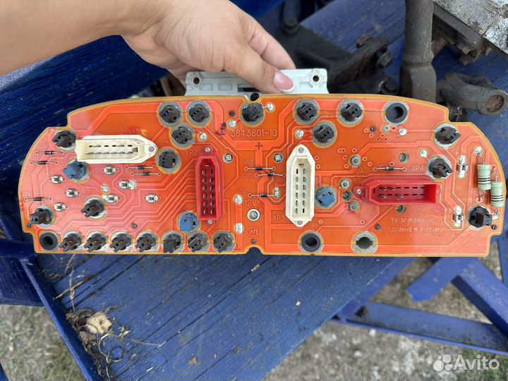Панель приборов газ