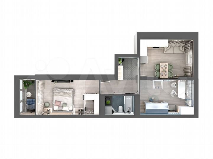 3-к. квартира, 51 м², 13/27 эт.