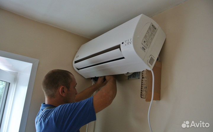 Закладка трассы / Монтаж кондиционеров